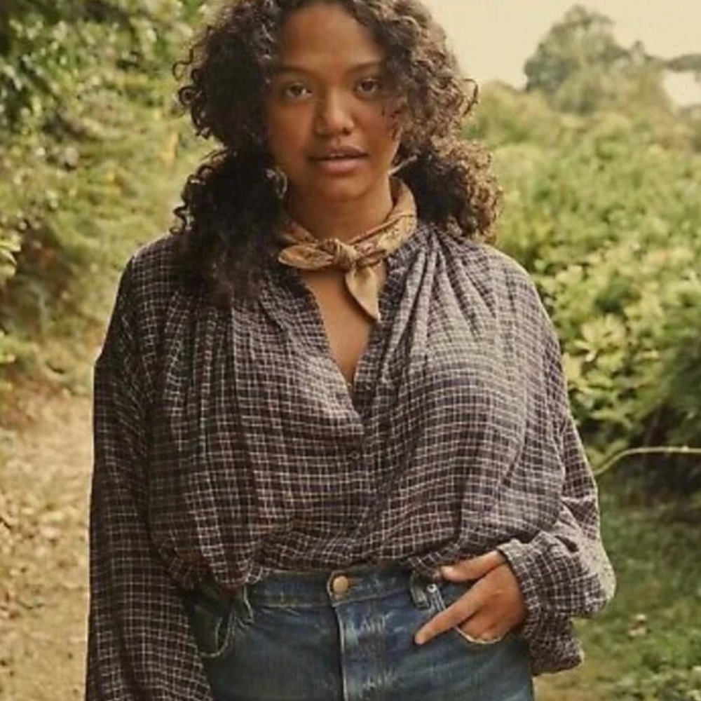 Doen Jane Blouse - Midnight St Germain - XS